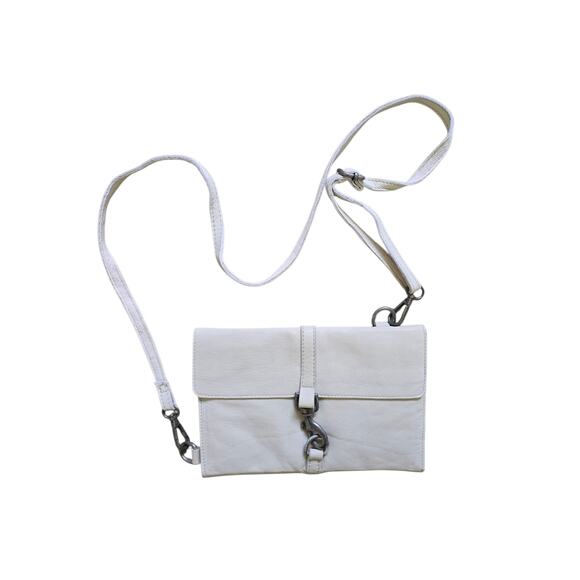 Free People Jetsetter Crossbody Bag Envelope Hybrid Purse and Wallet in Cream - Picture 1 of 6